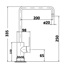 Square Gooseneck Sink Mixer PCS1002